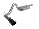Toyota Tacoma 2016-2023 L4-2.7L/V6-3.5L Apollo GT Series 2.5in. - 3in. 409 SS Cat-Back Sportavgassystem - Svarta Utblås aFe Power