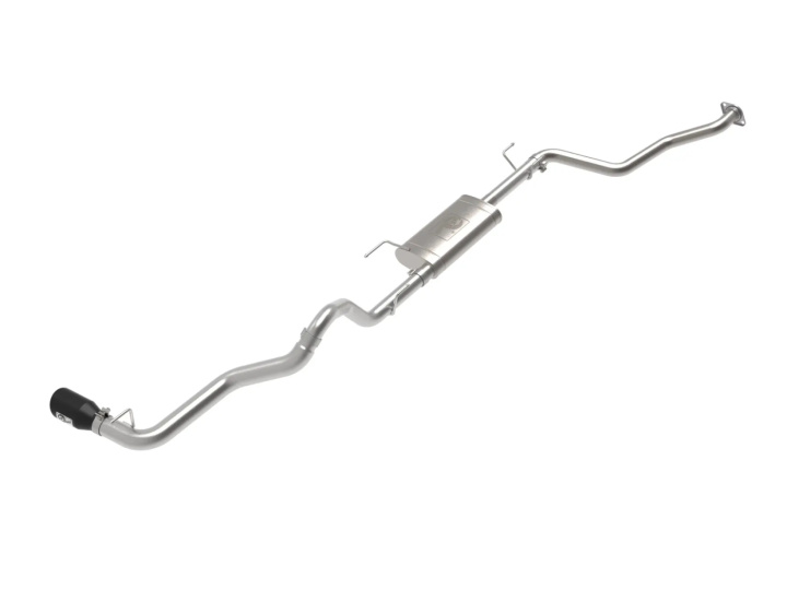 Toyota Tacoma 2024 L4 2.4L Apollo Series 2,5-3in 409 SS Stål Cat-Back Sportavgassystem aFe Power - Svarta Utblås i gruppen Välj bilmodell / Toyota / Tacoma / Tuning hos DDESIGN Scandinavia AB (afe49-46071-B)