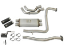 Nissan Titan 2017-2024 V8-5.6L Rebel Series 2-1/2in 409 SS Cat Back Sportavgassystem - Svarta Utblås aFe Power