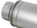 GM Full Size/Classic Pickup 5in Center/Center 24in L x 7in Diameter Rund Ljuddämpare aFe Power - Aluminiserat Stål