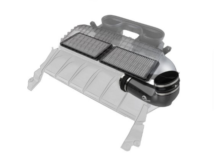 RAM 1500 TRX 2021-2023 V8-6.2L (sc) Super Stock Kolfiber Pro Dry S Insugskit Sportluftfilter aFe Power i gruppen Välj bilmodell / Dodge / Ram TRX 2021+ hos DDESIGN Scandinavia AB (afe55-10014DC)