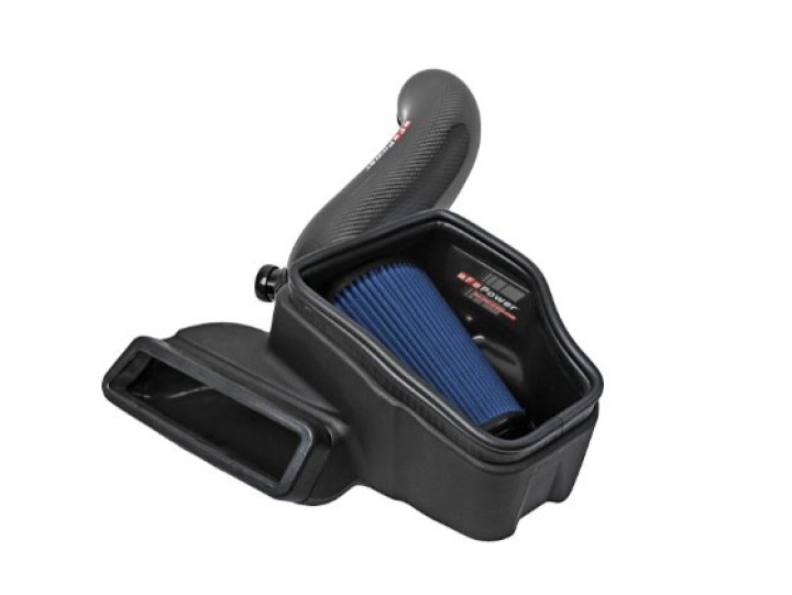 Volkswagen Golf R MK7 2015-2019 Track Series Kolfiber Insugskit / Sportluftfilter Pro 5R aFe Power i gruppen Välj bilmodell / VW / Golf 7 R 12-19 / Tuning / Insug & Luftfilterkit hos DDESIGN Scandinavia AB (afe57-10016R)