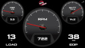 Dodge/RAM/Ford/GM Diesel Pick-up 2008-2023 6.7L (td)/V8-6.4L/6.6L/6.7L (td) Advanced Gauge Display Digital 5.5in Monitor aFe Power