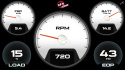 Dodge/RAM/Ford/GM Diesel Pick-up 2008-2023 6.7L (td)/V8-6.4L/6.6L/6.7L (td) Advanced Gauge Display Digital 5.5in Monitor aFe Power