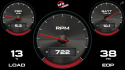 Dodge/RAM/Ford/GM Diesel Pick-up 2008-2023 6.7L (td)/V8-6.4L/6.6L/6.7L (td) Advanced Gauge Display Digital 5.5in Monitor aFe Power