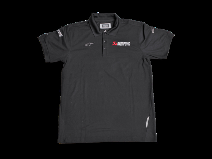 Akrapovic Herr Poloshirt Akrapovic-Alpinestars - XS i gruppen Välj bilmodell hos DDESIGN Scandinavia AB (akr801514)