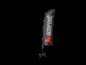 Akrapovic Self standing beach flag set - Small