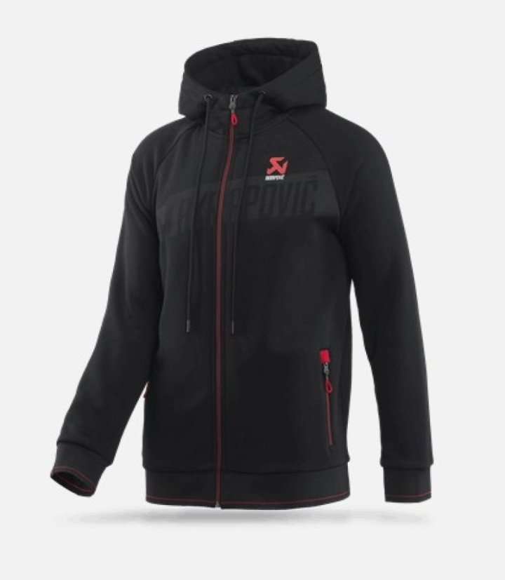 Akrapovic Herr Corpo Zip Hoodie Svart - M i gruppen Välj bilmodell hos DDESIGN Scandinavia AB (akr802056)