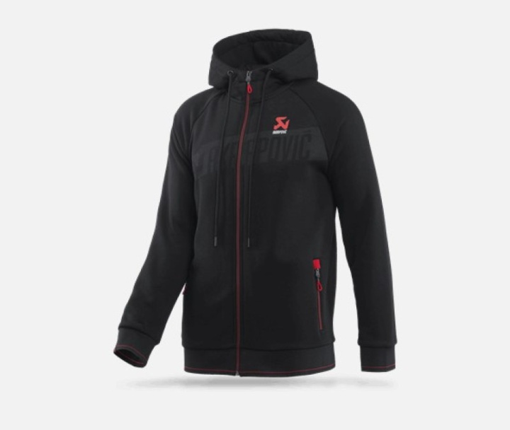 Akrapovic Herr Corpo Zip Hoodie Svart - Large i gruppen Välj bilmodell hos DDESIGN Scandinavia AB (akr802057)