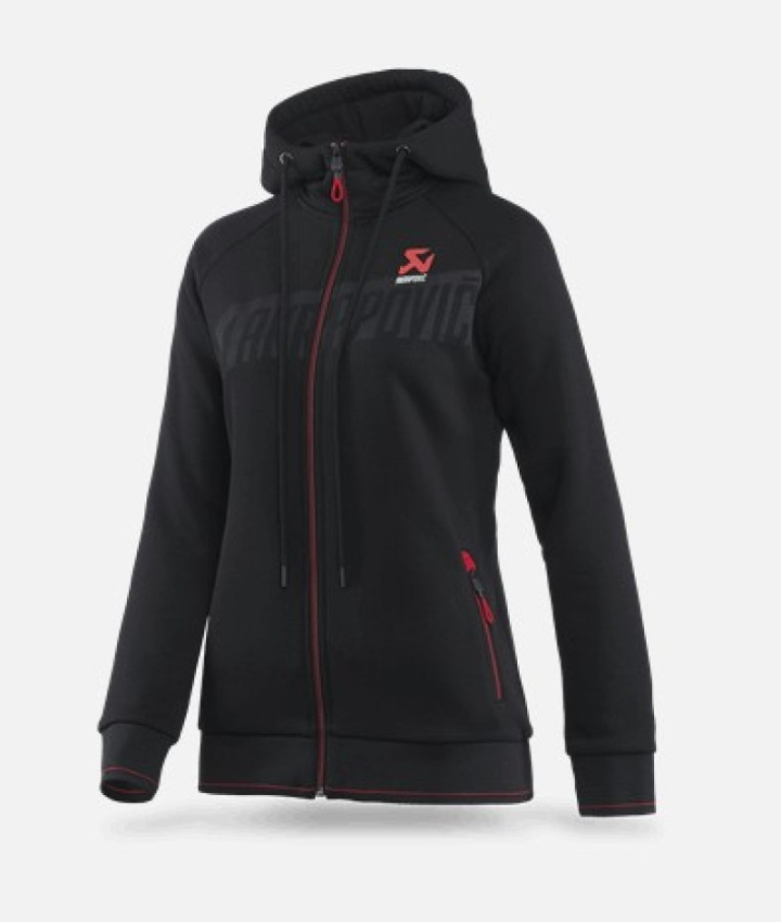 Akrapovic Dam Corpo Zip Hoodie Svart - Large i gruppen Välj bilmodell hos DDESIGN Scandinavia AB (akr802064)