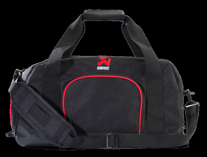 Akrapovic Duffel Bag Ogio - Svart Med Röd Details i gruppen Välj bilmodell hos DDESIGN Scandinavia AB (akr802122)