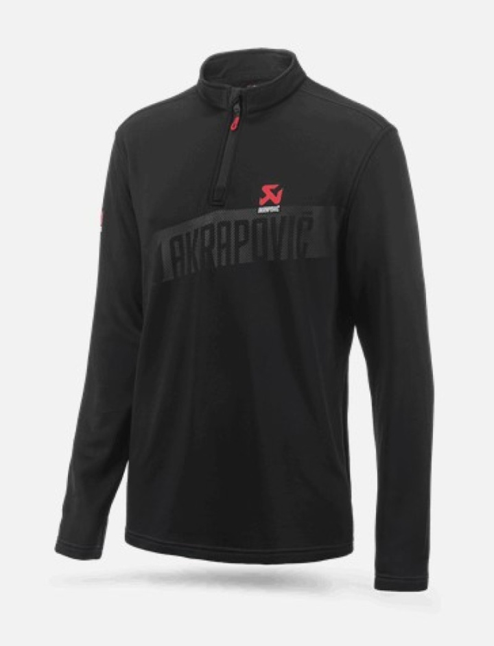 Akrapovic Herr Corpo Turtleneck Zip Svart - Medium i gruppen Välj bilmodell hos DDESIGN Scandinavia AB (akr802210)