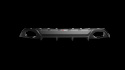 Akrapovic 2021+ Audi RS 3 (8Y) Sportback / Sedan Bakre Kolfiber Diffuser - Högblank