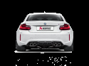 Akrapovic 16-17 BMW M2 (F87) / 2018+ BMW M2 Competition/M2 CS (F87N) Bakre Kolfiber Diffuser - Hi