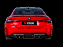 Akrapovic 21-22 BMW M3 (G80) / M4 (G82, G83) Bakre Kolfiber Diffuser - Högblank Svart