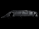 Akrapovic 13-17 Volkswagen Golf GTI (VII) Bakre Kolfiber Diffuser - Matt