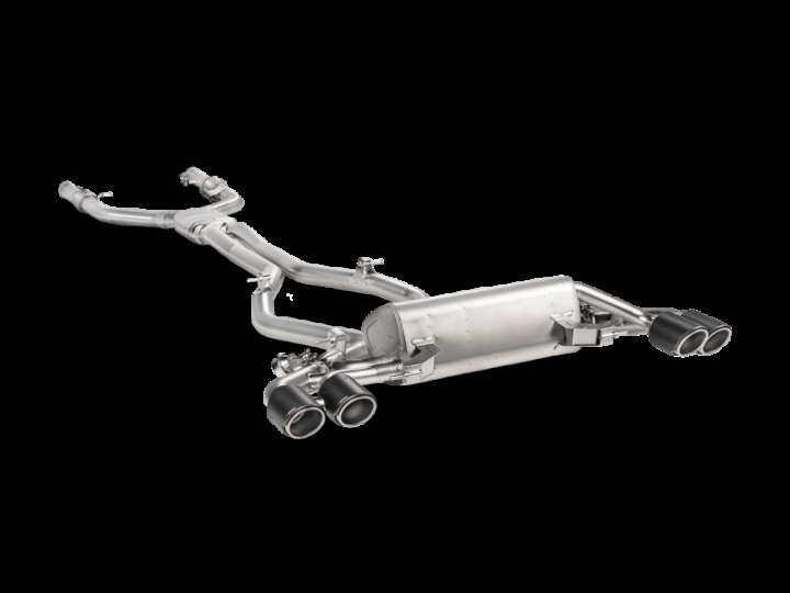 Akrapovic 17-19 Alfa Romeo Giulia Quadrifoglio Evolution Mellanrör / Midpipe Set (Titanium) i gruppen Välj bilmodell hos DDESIGN Scandinavia AB (akrE-AR-T-1)