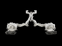 Akrapovic 16-17 Mercedes-AMG C63 Coupe (C5) Evolution Mellanrör / Midpipe Set (Titanium)