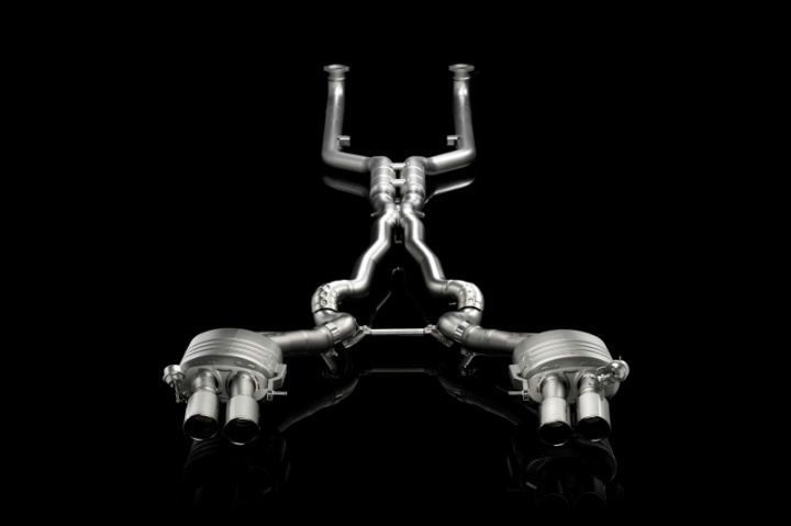 Akrapovic 12-17 BMW M6 (F12 F13) Evolution Line Cat Back Avgassystem (Titanium) (Kräver utblås) i gruppen Välj bilmodell hos DDESIGN Scandinavia AB (akrME-BM-T-5)