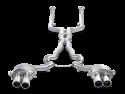 Akrapovic 12-17 BMW M6 (F12 F13) Evolution Line Cat Back Avgassystem (Titanium) (Kräver utblås)