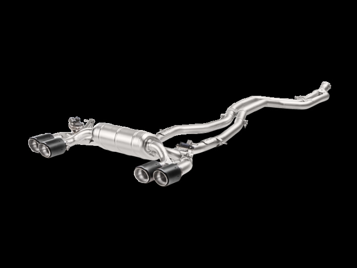 Akrapovic 16-17 BMW M2 F87 (Excl M2 Competition) Evolution Line Cat Back Avgassystem (Titanium) Med Kolfiberutblås i gruppen Välj bilmodell hos DDESIGN Scandinavia AB (akrME-BM-T-8H)