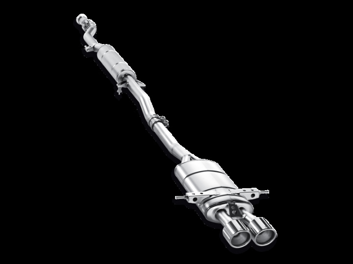 Akrapovic 07-14 MINI Cooper S (R56) / Cooper S Cabrio (R57) Evolution Line Cat Back Avgassystem (SS) (Kräver utblås) i gruppen Välj bilmodell hos DDESIGN Scandinavia AB (akrME-MIN-TI-1H)