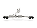 Akrapovic 08-17 Nissan GT-R Evolution Line Cat Back Avgassystem (Titanium) (Kräver utblås)