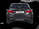 Akrapovic 16-17 BMW 340i (F30 F31) Evolution Line Cat Back Avgassystem (SS) Med Kolfiberutblås (Kräver Mellanrör / Midpipe)