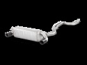 Akrapovic 16-17 BMW M140i (F F21) Evolution Line Cat Back Avgassystem (SS) Med Kolfiberutblås (Kräver Mellanrör / Midpipe)