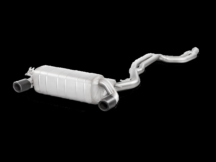 Akrapovic 16-17 BMW M240i (F22 F23) Evolution Line Cat Back Avgassystem (SS) Med Kolfiberutblås (Kräver Mellanrör / Midpipe) i gruppen Välj bilmodell hos DDESIGN Scandinavia AB (akrMTP-BM-SS-4H)