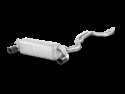 Akrapovic 16-17 BMW M240i (F22 F23) Evolution Line Cat Back Avgassystem (SS) Med Kolfiberutblås (Kräver Mellanrör / Midpipe)