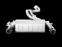 Akrapovic 16-17 BMW M240i (F22 F23) Evolution Line Cat Back Avgassystem (SS) Med Kolfiberutblås (Kräver Mellanrör / Midpipe)