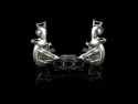 Akrapovic 10-15 Ferrari 458 Italia/458 Spyder Slip-On Avgassystem (Titanium) Med Kolfiberutblås
