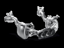 Akrapovic 10-15 Ferrari 458 Italia/458 Spyder Slip-On Avgassystem (Titanium) Med Kolfiberutblås