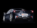 Akrapovic 10-15 Ferrari 458 Italia/458 Spyder Slip-On Avgassystem (Titanium) Med Kolfiberutblås