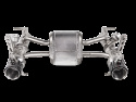 Akrapovic 16-17 Ferrari 488 GTB/488 Spyder Slip-On Avgassystem (Titanium) Med Kolfiberutblås