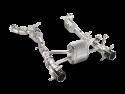 Akrapovic 16-17 Ferrari 488 GTB/488 Spyder Slip-On Avgassystem (Titanium) Med Kolfiberutblås