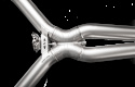 Akrapovic 16-17 AMG C63 Coupe Evolution Line Cat Back Avgassystem (Titanium) Med Kolfiberutblås (Kräver Mellanrör / Midpipe)