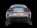 Akrapovic 16-17 AMG C63 Coupe Evolution Line Cat Back Avgassystem (Titanium) Med Kolfiberutblås (Kräver Mellanrör / Midpipe)