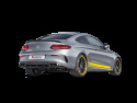 Akrapovic 16-17 AMG C63 Coupe Evolution Line Cat Back Avgassystem (Titanium) Med Kolfiberutblås (Kräver Mellanrör / Midpipe)