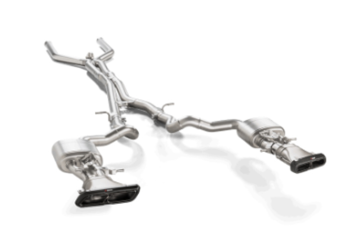 Akrapovic 2018 Mercedes Benz E63 (W213) Evolution Line Cat Back Avgassystem (Titanium) Utan Ändrör i gruppen Välj bilmodell hos DDESIGN Scandinavia AB (akrMTP-ME-T-5H)