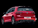 Akrapovic 13-17 Volkswagen Golf GTI (VII) Slip-On Avgassystem (Titanium) Med Kolfiberutblås