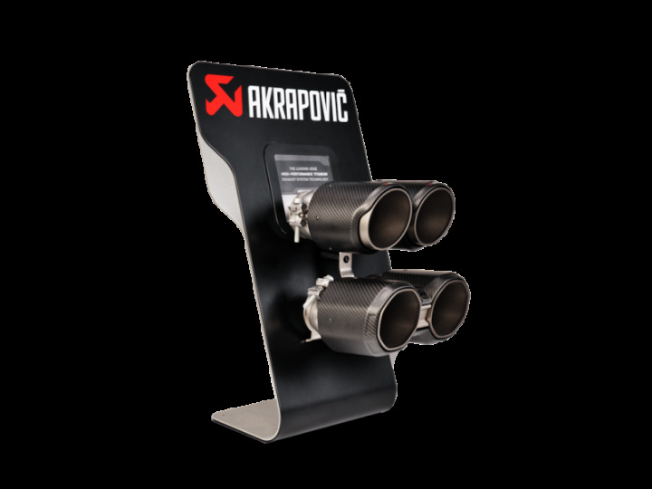 Akrapovic Counter Display with BMW M3/M4 Sample Ändrörssatss i gruppen Välj bilmodell hos DDESIGN Scandinavia AB (akrP-CM-CDC-2)