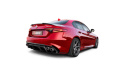 Akrapovic 17-19 Alfa Romeo Giulia Quadrifoglio Evolution Line Cat Back Avgassystem (Titanium)