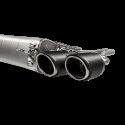 Akrapovic 2018+ Alfa Romeo Giulia Quadrifoglio Slip-On Avgassystem (Titanium) Med Titanium/Kolfiber Tips