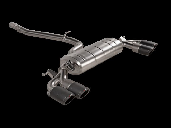 Akrapovic 2021+ Audi S3 Sportback (8Y) Evolution Line Cat Back Avgassystem (Titanium) Med Kolfiberutblås i gruppen Välj bilmodell hos DDESIGN Scandinavia AB (akrS-AU-TI-17H)
