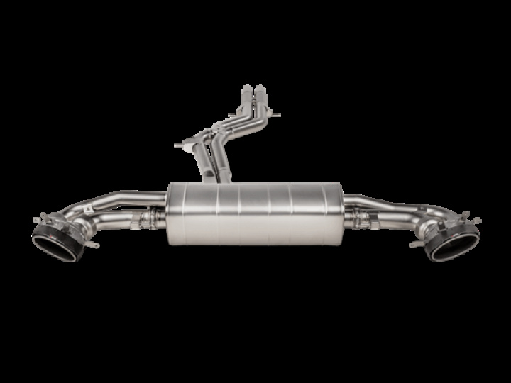 Akrapovic 2020+ Audi RS Q8 (M4) Evolution Line Cat Back Avgassystem (Titanium) Med Kolfiber/Titaniumutblås i gruppen Välj bilmodell hos DDESIGN Scandinavia AB (akrS-AU-TI-20H)