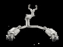 Akrapovic 14-17 Audi RS6 Avant (C7) Evolution Line Cat Back Avgassystem (Titanium) Med Kolfiberutblås