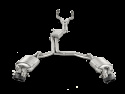 Akrapovic 14-17 Audi RS7 Sportback (C7) Evolution Line Cat Back Avgassystem (Titanium) Med Kolfiberutblås