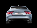 Akrapovic 14-17 Audi RS7 Sportback (C7) Evolution Line Cat Back Avgassystem (Titanium) Med Kolfiberutblås